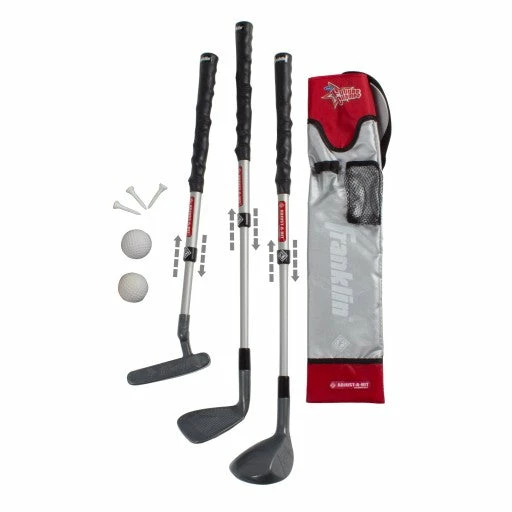 FRANKLIN ADJUST-A-SPORT® KIDS GOLF CLUB SET 3 FRANKLIN ADJUST-A-SPORT® KIDS GOLF CLUB SET