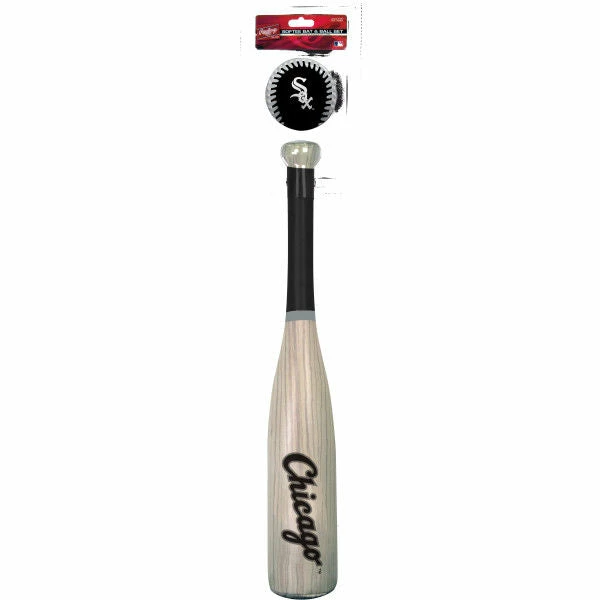 Rawlings MLB Chicago White Sox Bat And Ball Set 3 Rawlings MLB Chicago White Sox Bat And Ball Set