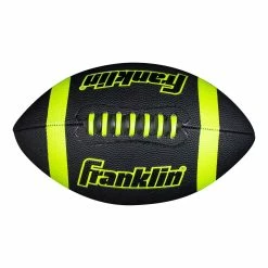 Franklin GRIP-RITEĀ® JUNIOR SIZE FOOTBALL BLACK/OPTIC YELLOW