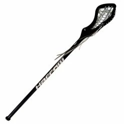 Harrow G71 ONE-PIECE LACROSSE STICK, STRUNG, BLACK/SILVER