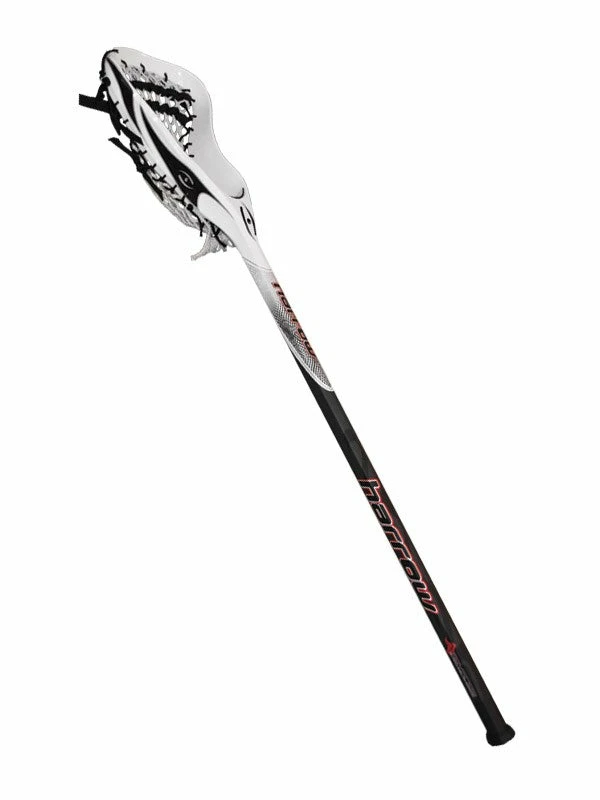 Harrow Hemi 40" One-Piece Lacrosse Stick, Strung Black/White 3 Harrow Hemi 40" One-Piece Lacrosse Stick, Strung Black/White