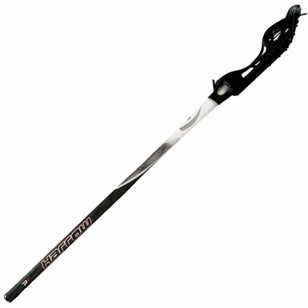 Harrow P-SERIES COMPLETE LACROSSE STICK - P2 SHAFT - P7 HEAD STRUNG - BLACK
