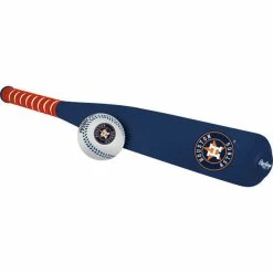 Rawlings MLB Houston Astros Foam Bat And Ball Set