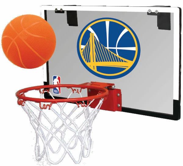 Rawlings NBA Golden State Warriors Game On Hoop Set - Includes 5" Ball 3 Rawlings NBA Golden State Warriors Game On Hoop Set - Includes 5" Ball