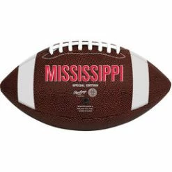 Rawlings NCAA Mississippi Ole Miss Football - Official Size -Rawlings Sales Store Rawlings NCAA Mississippi Ole Miss Football Official Size 2