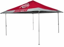 Rawlings NCAA Ohio State Buckeyes 10x10 Eaved Canopy - Four Large Team Logos