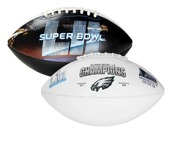 Rawlings Super Bowl 52 Champions Philadelphia Eagles Full Size Football