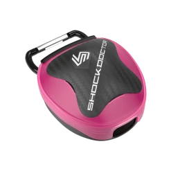 Shock Doctor Mouthguard Case 15 Shock Doctor Mouthguard Case -Rawlings Sales Store Shock Doctor Mouthguard Case Trans Pink