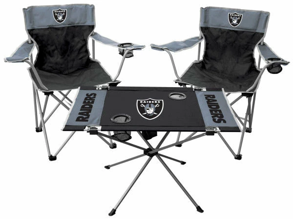 Rawlings NFL Oakland Raiders 3-Piece Tailgate Kit 3 Rawlings NFL Oakland Raiders 3-Piece Tailgate Kit